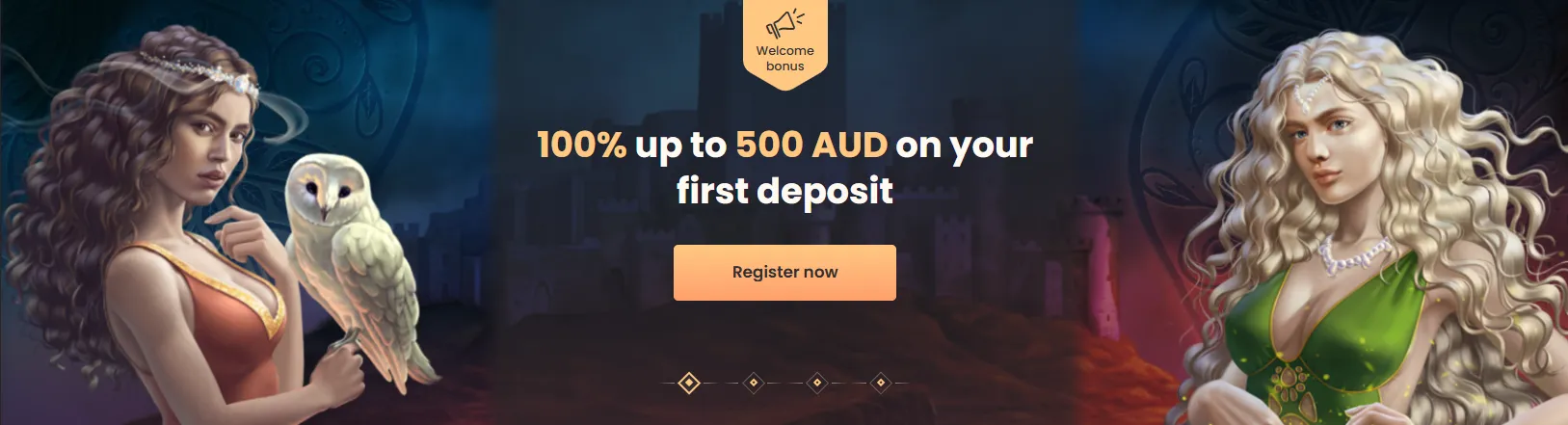 100% up to 500AUD on your First Deposit