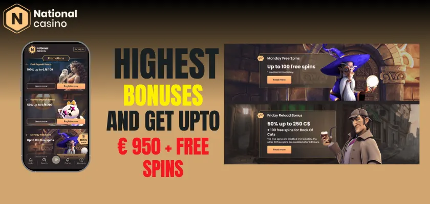 National Casino Bonus Code